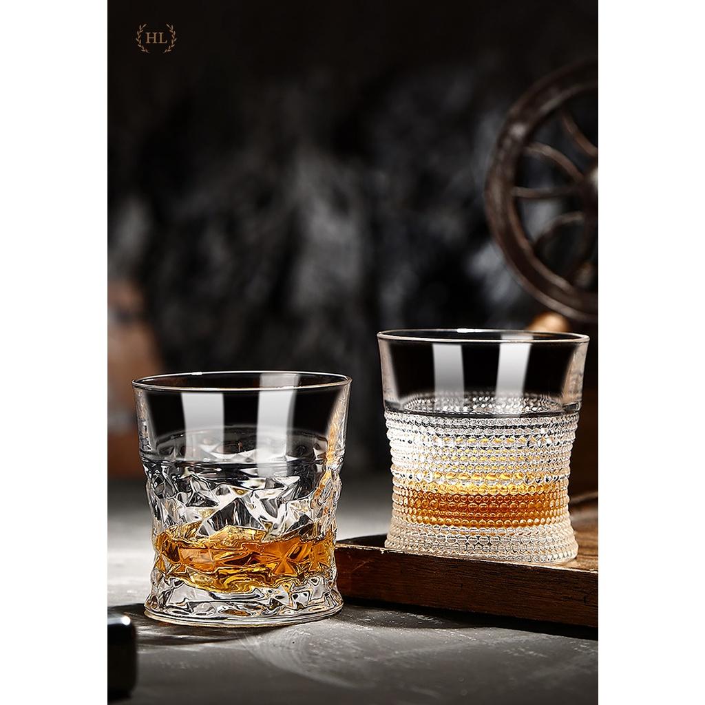 BỘ 6 LY TT CHUYÊN DỤNG CHO WHISKY | CỐC THỦY TINH CAO CẤP | Ly uống rượu mạnh 310ml miệng loe