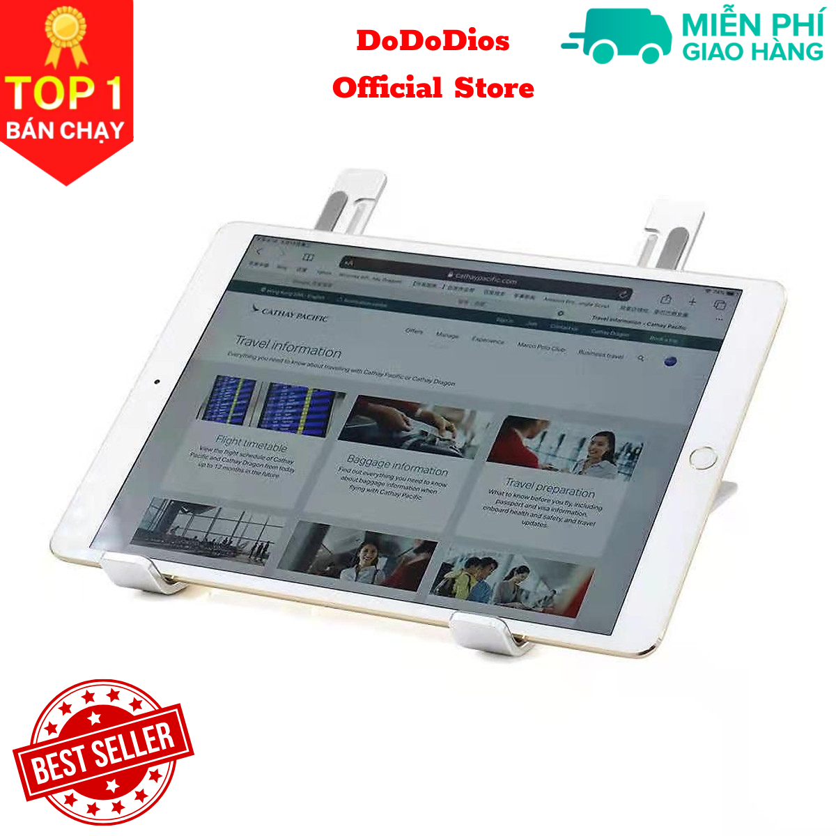 Hình ảnh Giá Đỡ Laptop DoDoDios 1X Để Bàn Dễ Dàng Gấp Gọn Hợp Kim Nhôm Cao Cấp Kèm Túi Vải Bảo Hành 12 Tháng - Hàng chính hãng DoDoDios