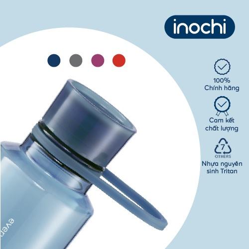 Bình nước Inochi - Kita Slim 350ml màu Ghi sữa/Hồng sen/Xanh chàm/Cam sữa