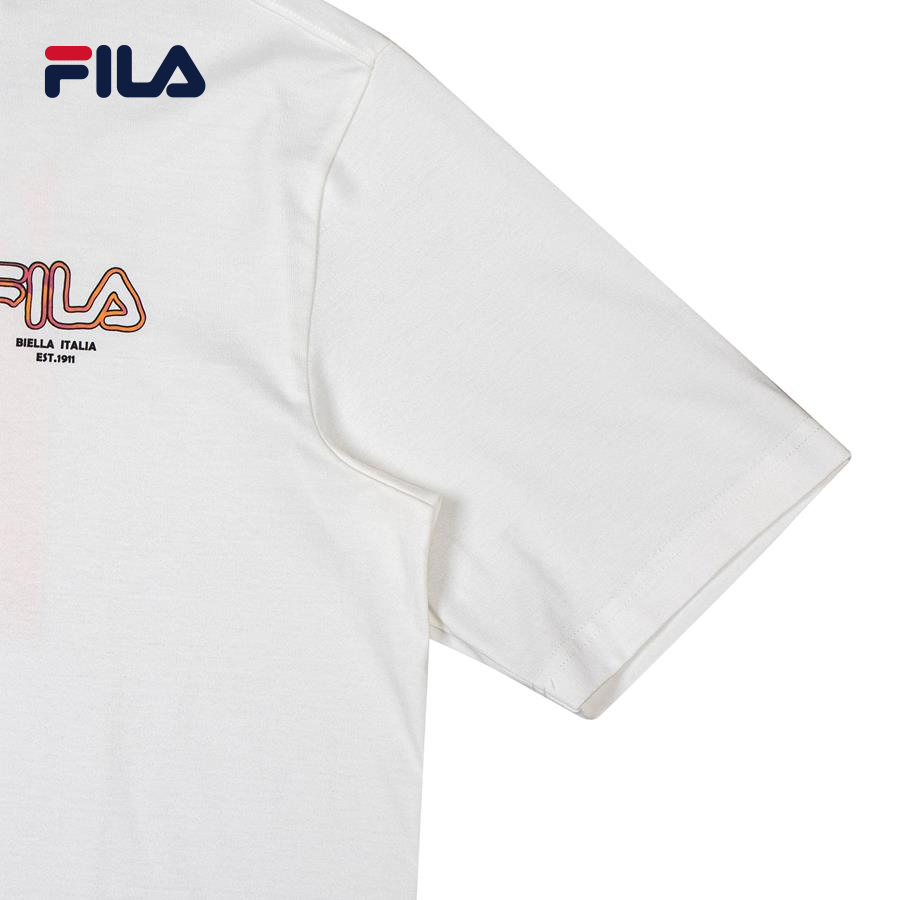 Áo thun tay ngắn thời trang unisex Fila SHORT SLEEVE TEE - FW2RSE4034X-WHI