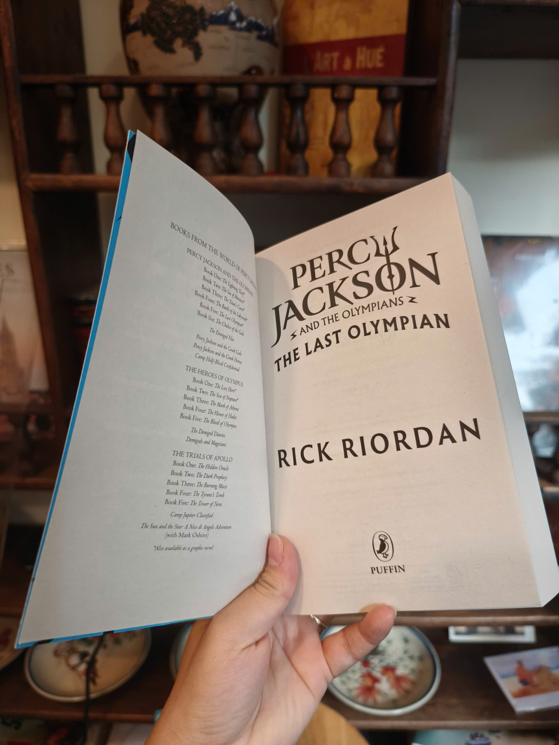 Sách - Percy Jackson and The Olympians : The Last Olympian by Rick Riordan|Sách tiếng anh| Thiếu nhi