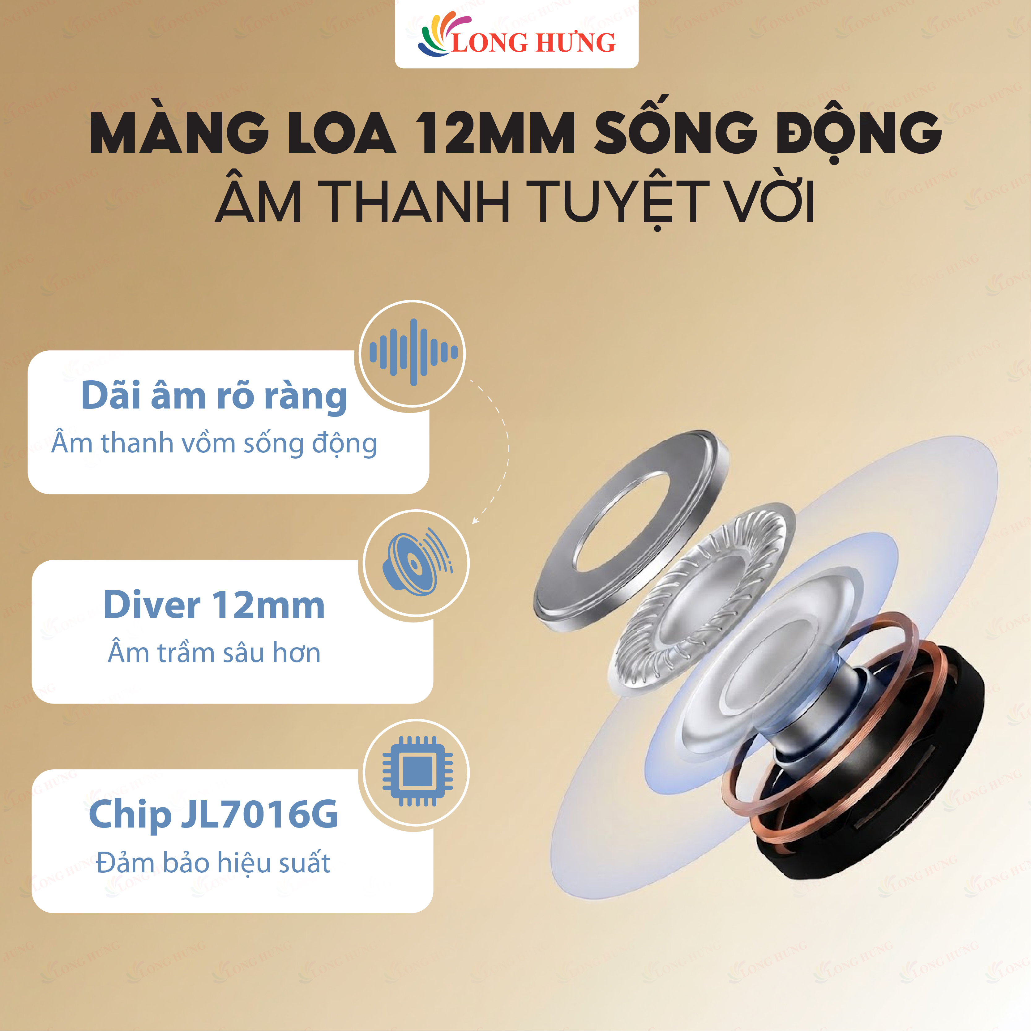 Tai nghe Bluetooth True Wireless Havit Space NC01T TW991 Pro - Hàng chính hãng