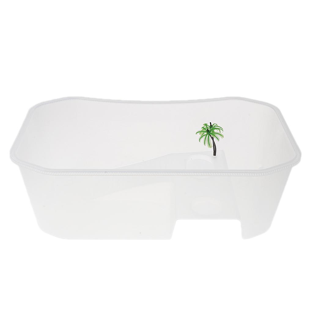 Reptile Terrapin Tortoise Turtle Tank Vivarium Terrarium Breeding Box White