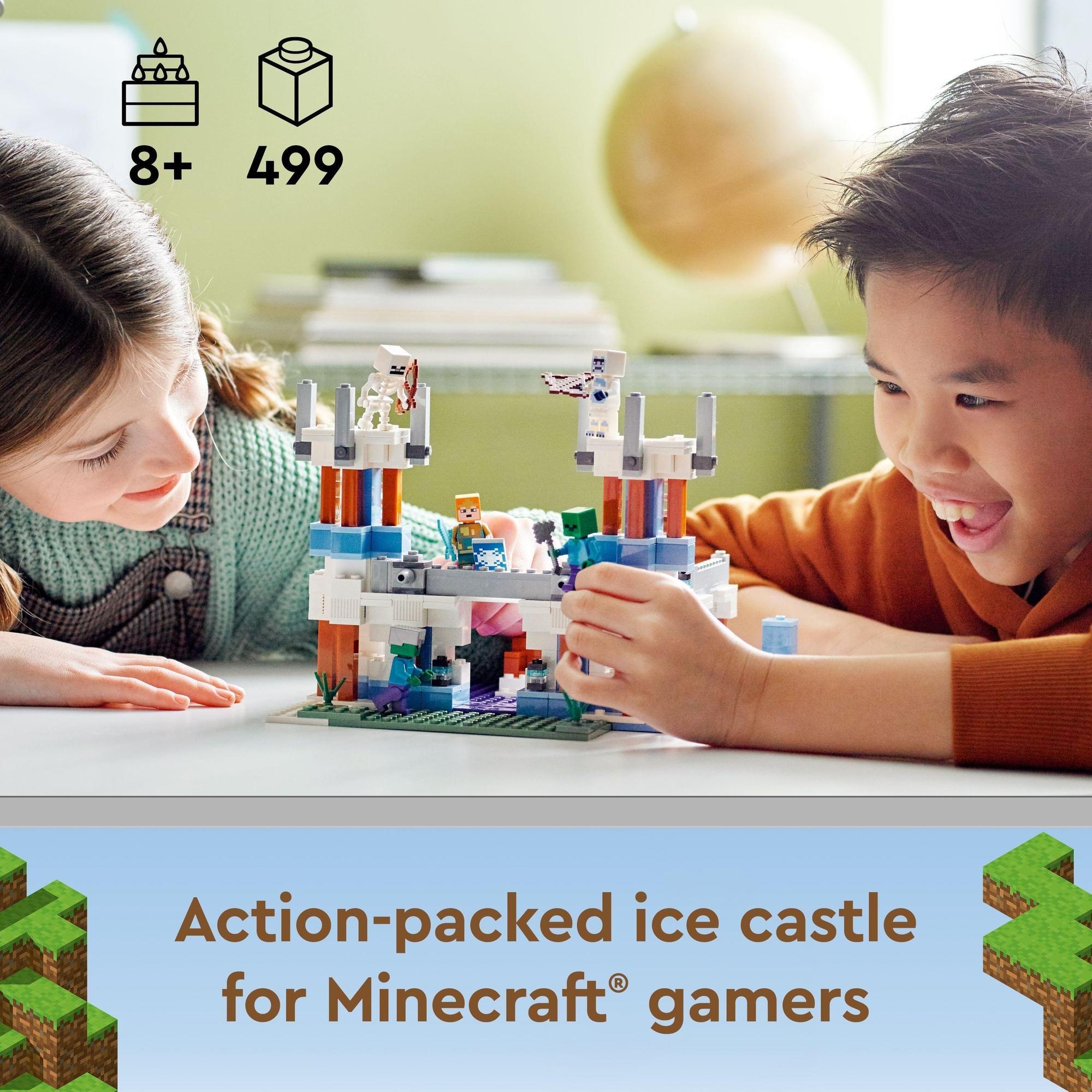 LEGO Minecraft 21186 Pháo Đài Băng (499 chi tiết)