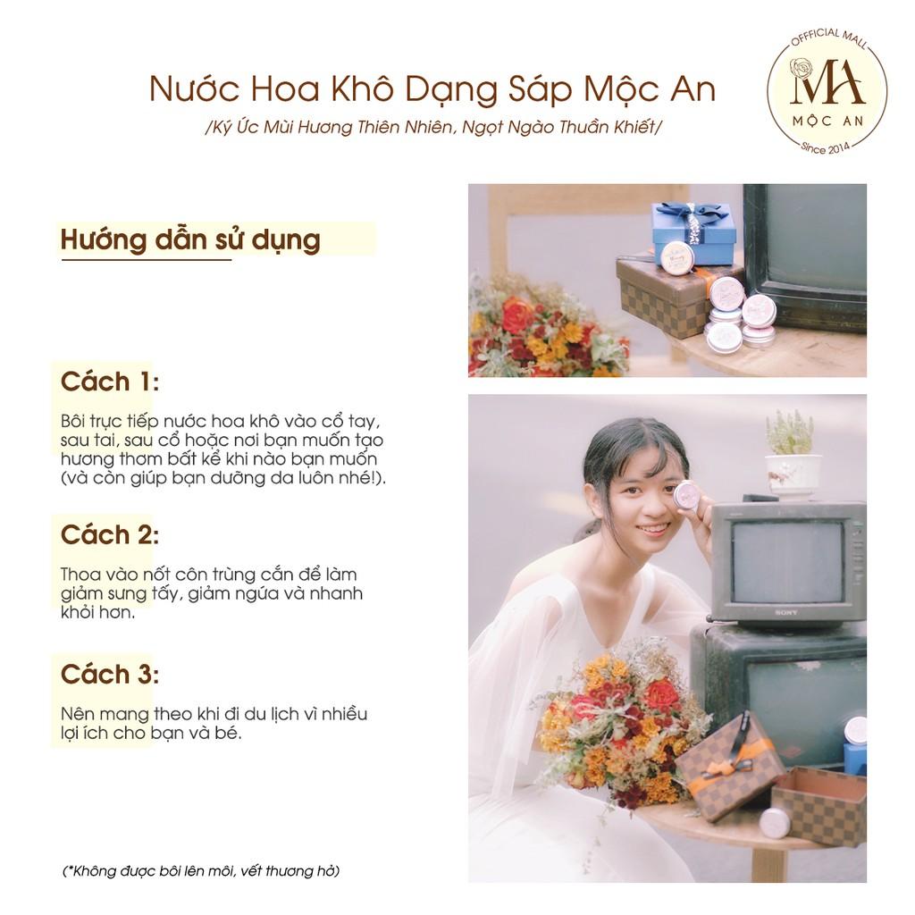 Nước Hoa Khô Dạng Sáp Mộc An- Ký Ức Mùi Hương Thiên Nhiên, Ngọt Ngào Thuần Khiết 15g