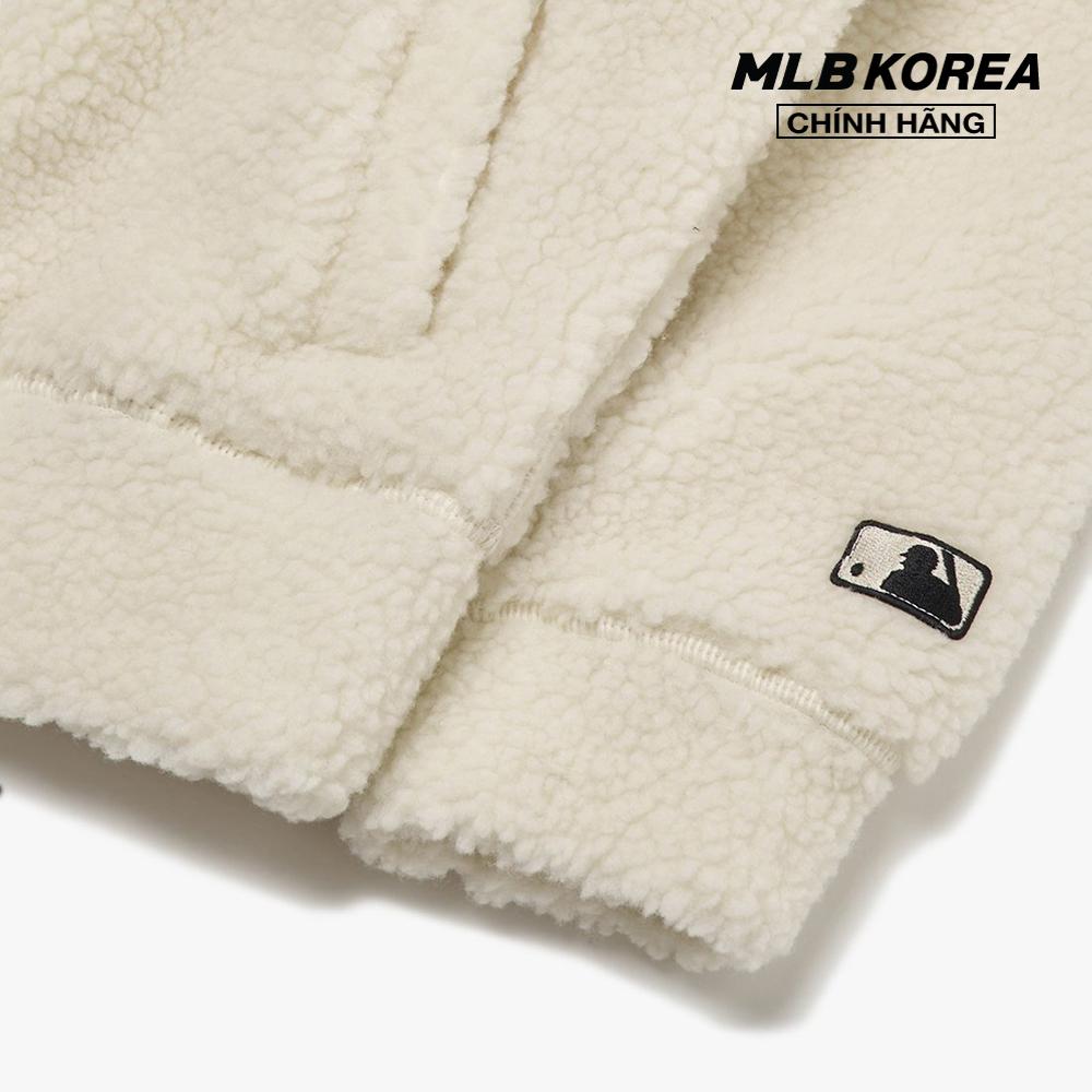 MLB - Áo khoác lông cừu cổ bẻ tay dài thời trang 3AJPF0216