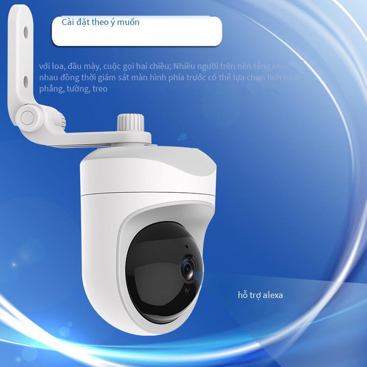 Đảm bảo chất lượng tầm nhìn ban đêm hồng ngoại wifi chụp điện thoại di động camera giám sát tại nhà tích hợp ăng ten PTZ xoay không dây lắc đầu máy