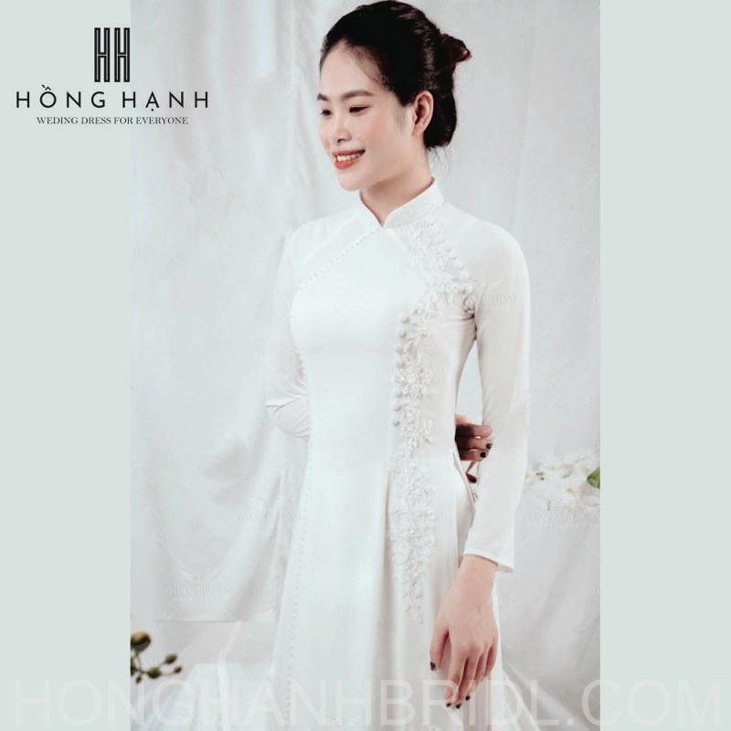 Áo Dài Dâu/ Cực Phẩm Cao Cấp Chất Liệu Satain, Lụa Mỹ, gấm../ Áo Dài Hồng Hạnh