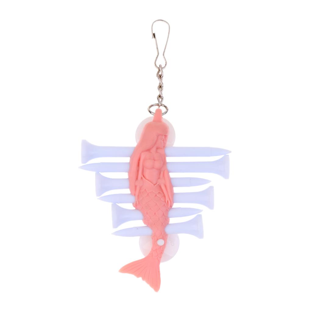 Golf Tee Holder with Tees Golf Key Chain
