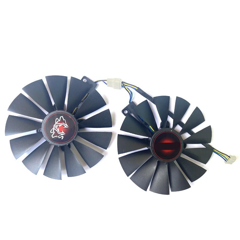 2 FDC10M12S9-C 95MM Quạt Làm Mát T129215SM G-TX1070Ti, G-TX Cho ASUS Quạt Làm Mát Thẻ Video 1070 Ti CERBERUS ADVANCED Gaming RX580