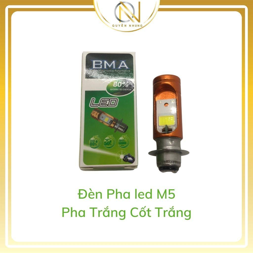 Đèn Pha Led M5 Pha Trắng cốt Trắng Siêu Sáng