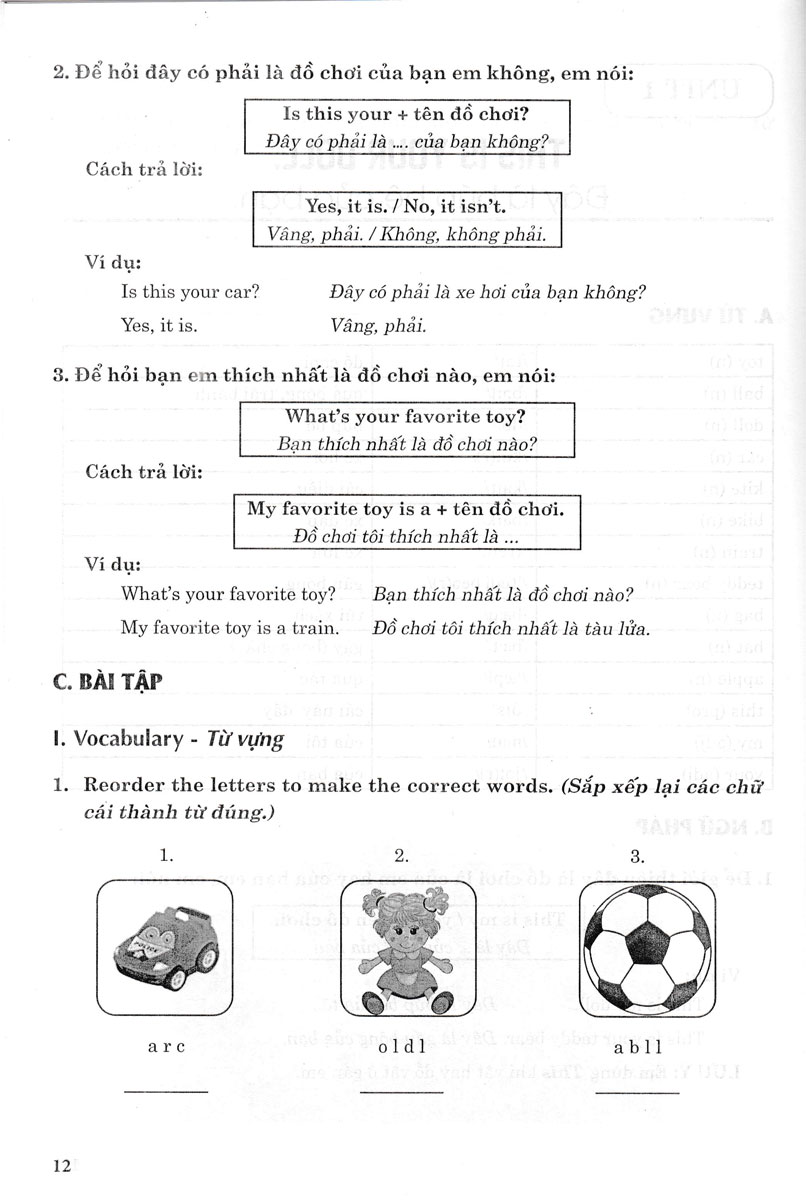 BÀI TẬP TIẾNG ANH 3 (BIÊN SOẠN THEO BỘ SÁCH FAMILY AND FRIENDS 3 NATIONAL EDITION)_HA