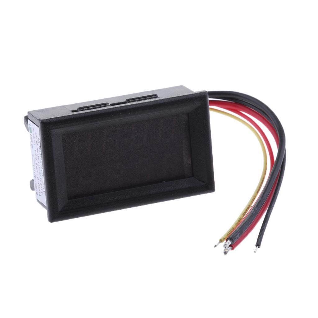 LCD Digital Volt Voltage Watt Power Meter Voltmeter Battery Capacity 0-33V