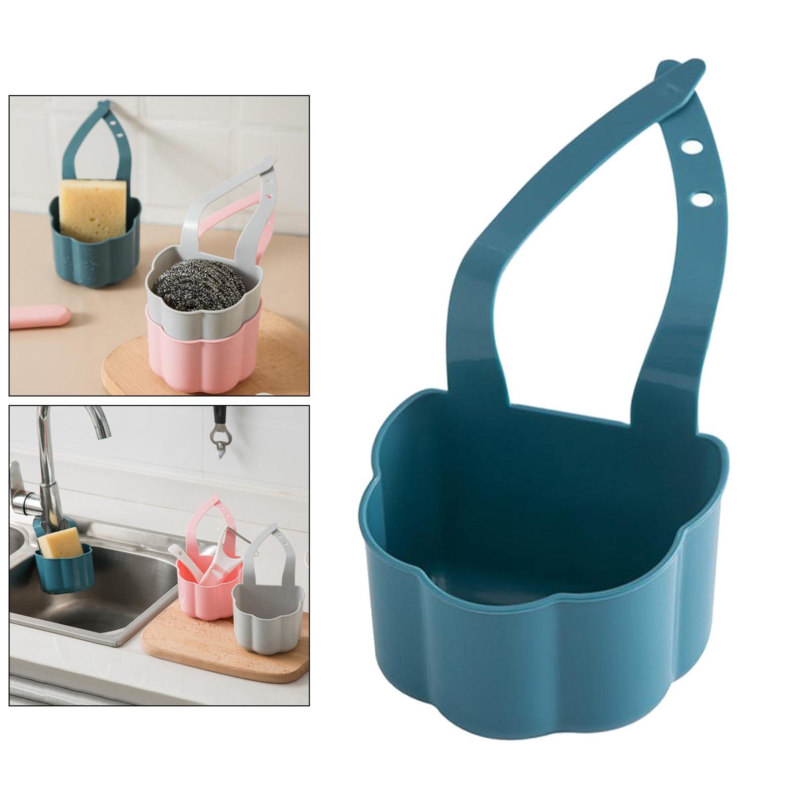 2 Pieces Kitchen Sink Storage Hanging Basket Sink Basket Strainer