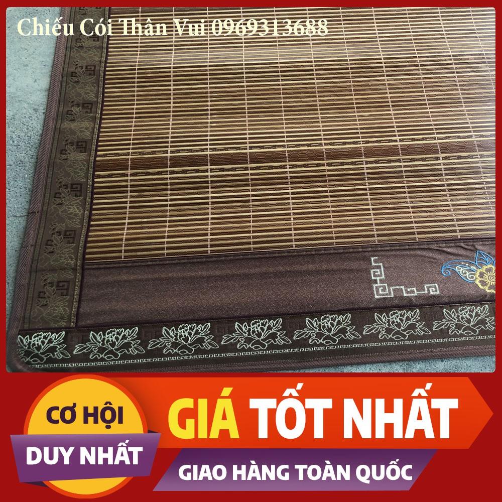 Chiếu Gỗ Sịn nan gỗ bóng mịn (hàng cao cấp)