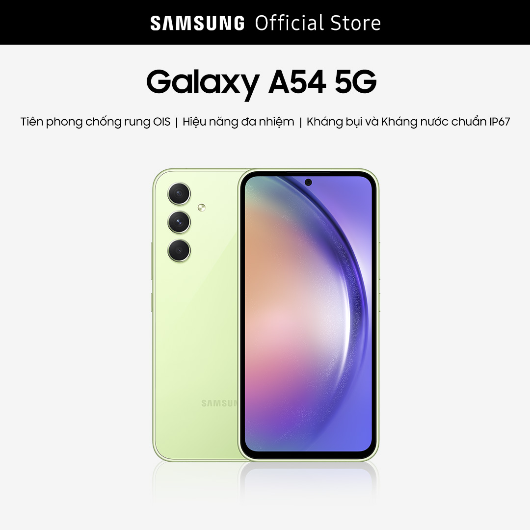 Điện thoại Samsung Galaxy A54 5G (8GB/128GB) - Hàng chính hãng