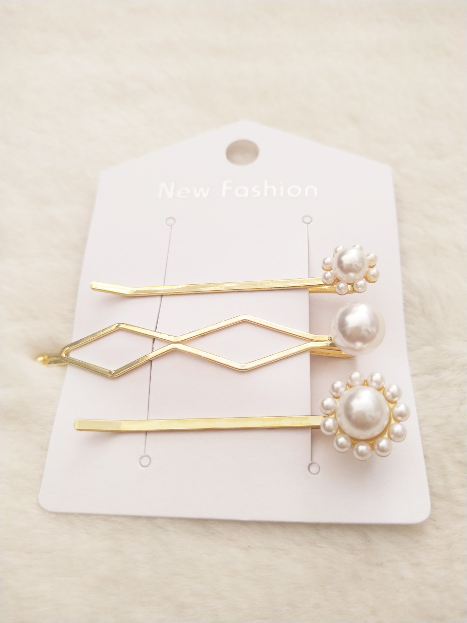 Set kẹp tóc ngọc trai thiết kế mới loại tốt