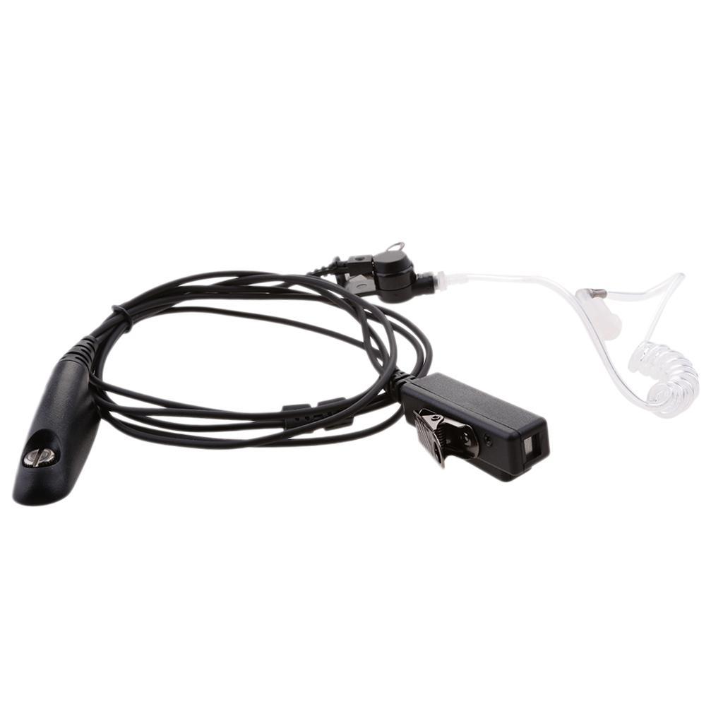 Acoustic Air Tube Headset/Earpiece Mic For Radio