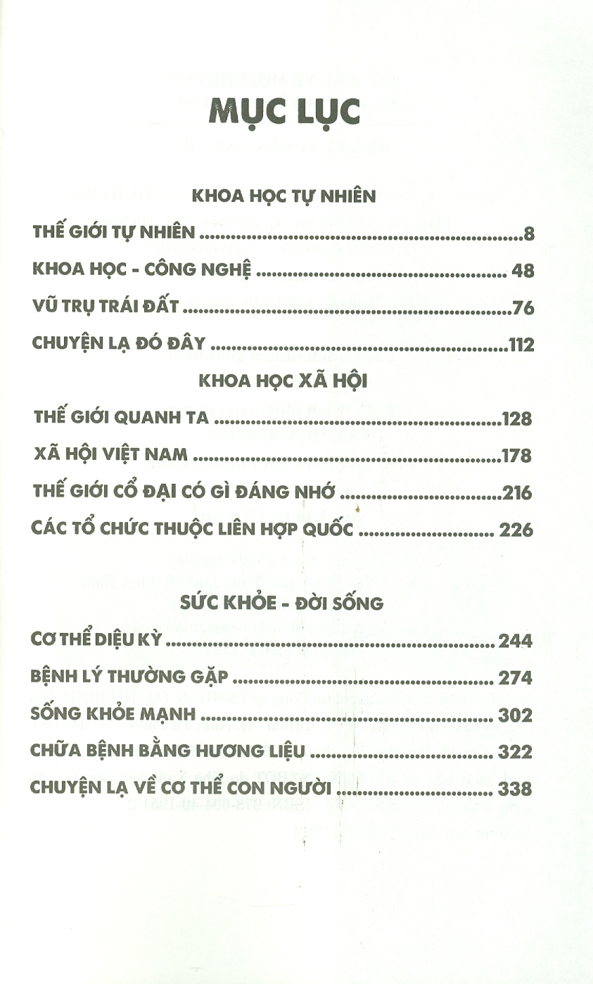 HỎI ĐÁP VỀ MỌI CHUYỆN - Khoa Học Tự Nhiên, Khoa Học Xã Hội, Sức Khỏe - Đời Sống – GS. TS Nguyễn Lân Dũng – Hanoibooks - NXB Dân Trí