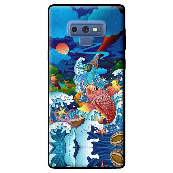 Ốp in cho Samsung Galaxy Note 9 Mưa Cá Chép - Hàng chính hãng