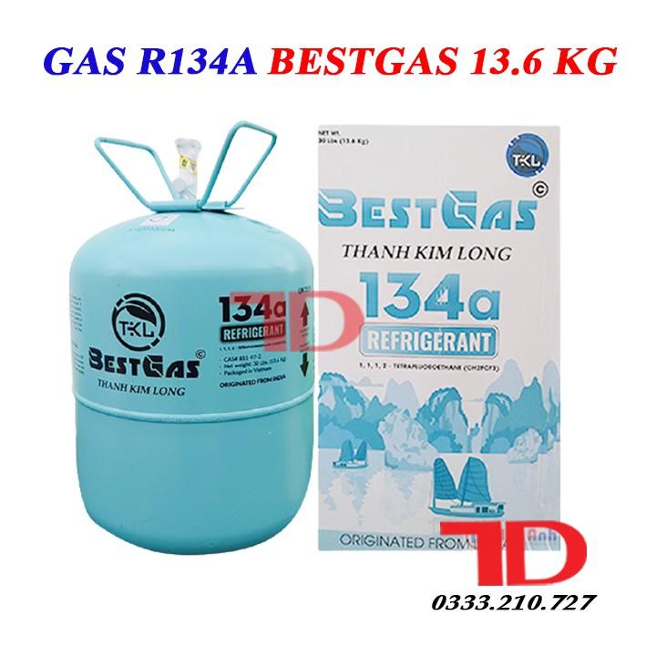 Gas lạnh ô tô R134 BESTGAS 13.6KG, Môi chất lạnh R134