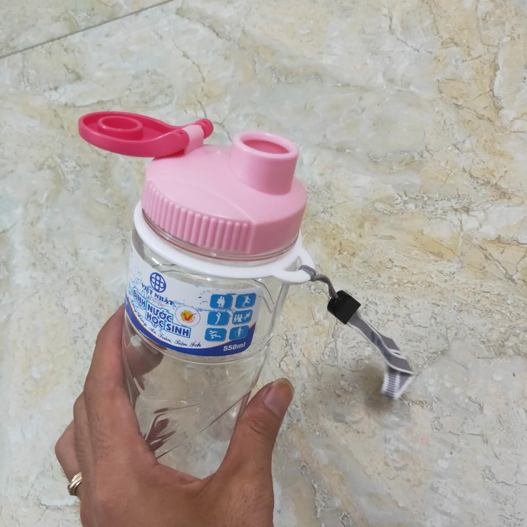 Giảm giá bình nước học sinh Việt Nhật chính hãng 008800890090 bình nước có tay cầm 550ml750ml900ml BeeCost