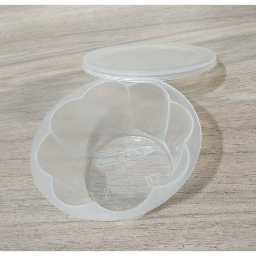 Combo 50 Khuôn Bánh Flan/ Sữa Chua/ Rau Câu Hình Bông 90ml
