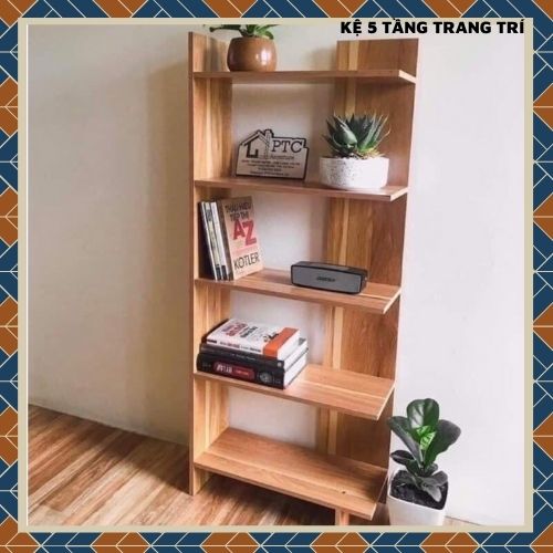 Kệ Gỗ 5 Tầng Đa Năng Kệ Góc Tường 5 Tầng