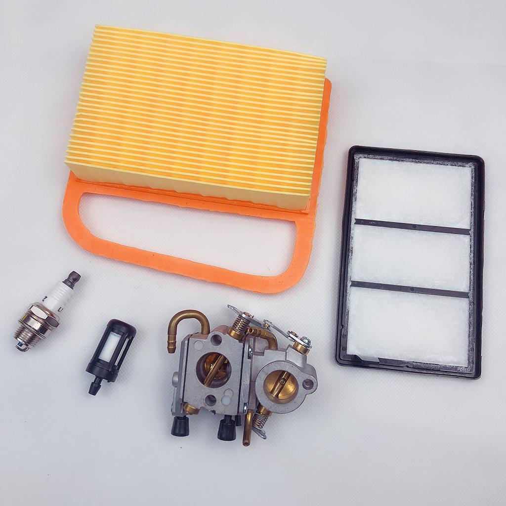 Carburetor for Stihl TS410 TS420 Cut Off Saw Air Filter Spark Plug Tune Up Kit