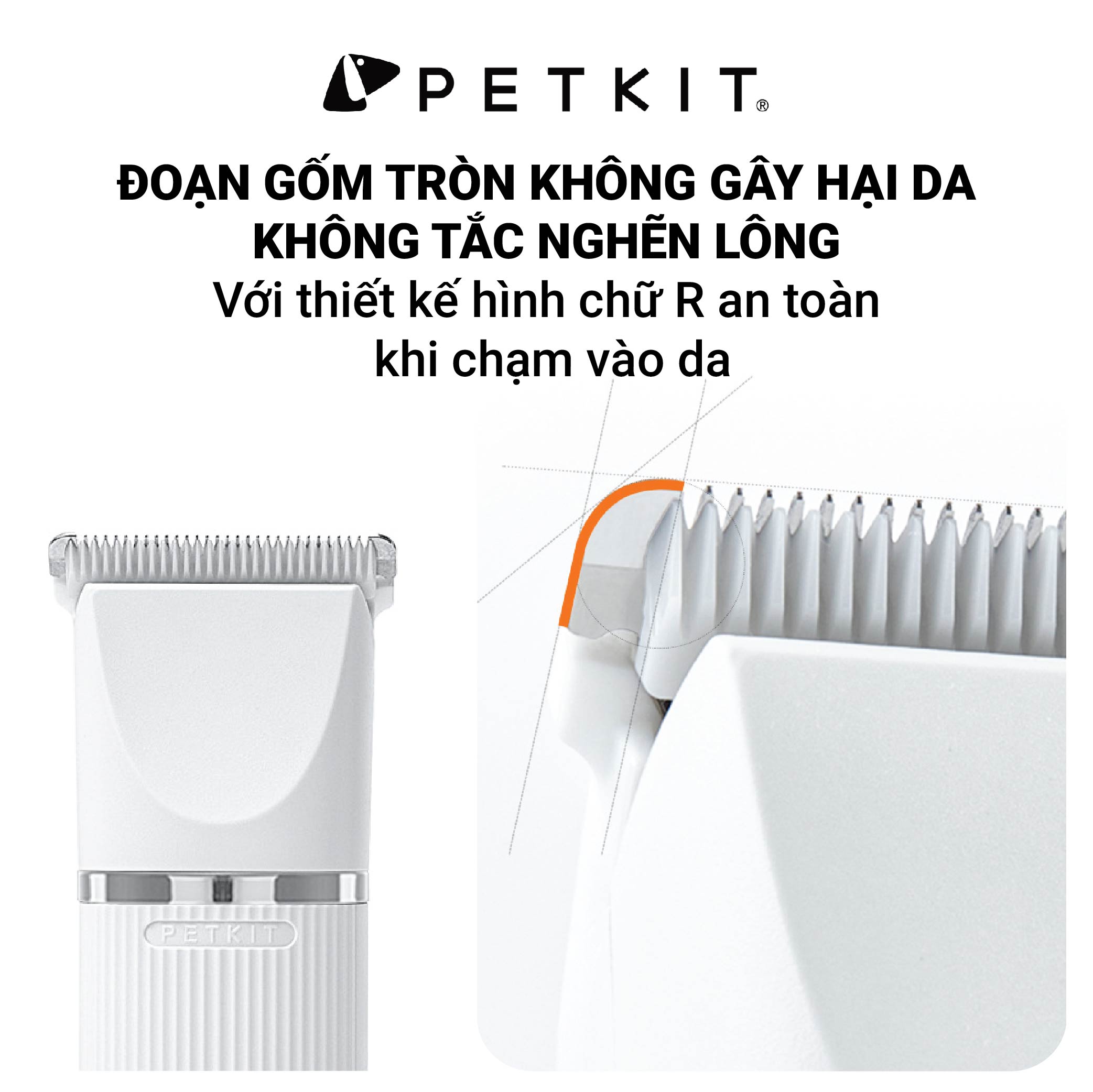 Tông Đơ Đa Năng PETKIT 2in1 Chuyên Dụng Cắt Tỉa Cho Chó Mèo Phiên Bản Pro 2023