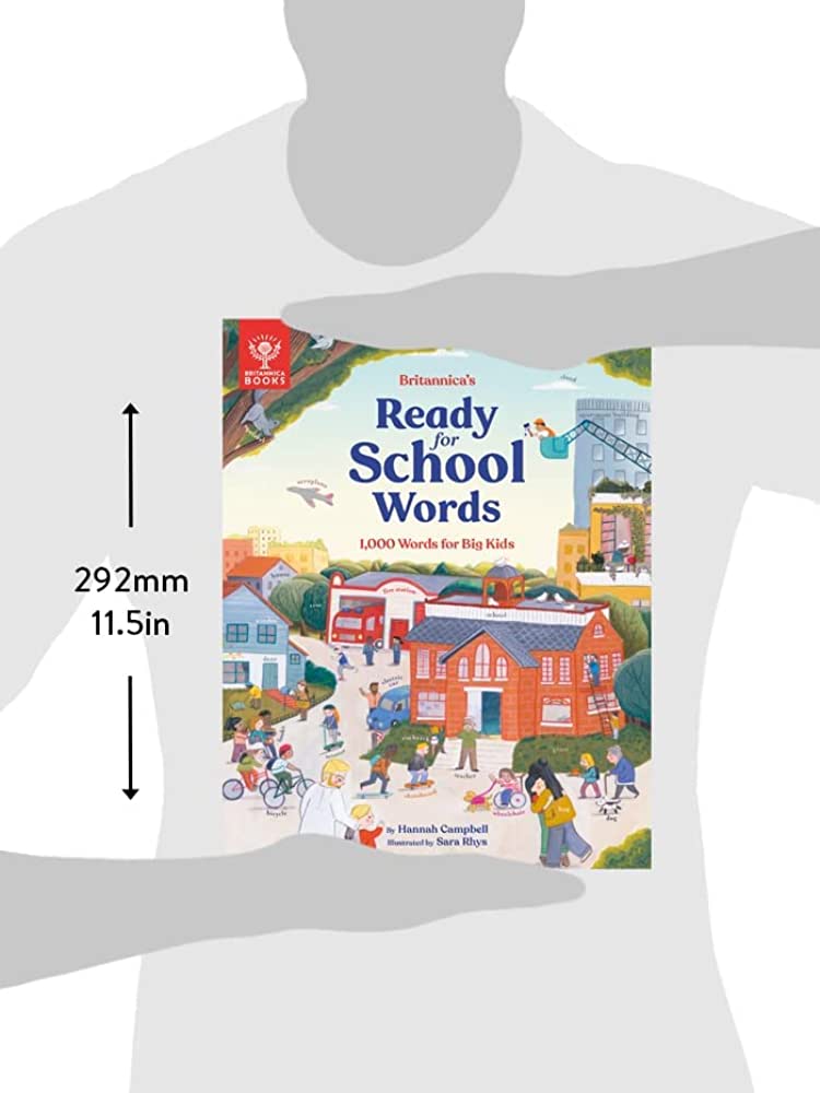 Sách học tiếng Anh: Britannica'S Ready-For-School Words: 1000 Words For Big Kids
