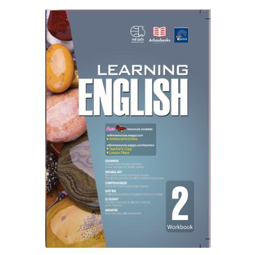 Sách Learning English 1 và 2, tiếng anh lớp 1 và 2 ( 6 - 8 tuổi )