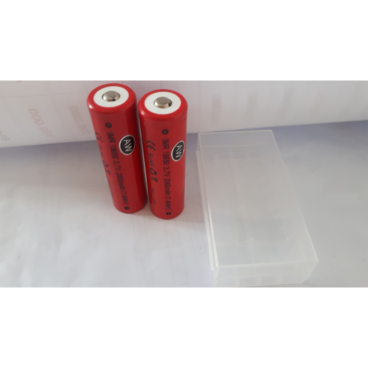 Combo 2 Pin sạc  18650 3.7v 2000mah 7.4w