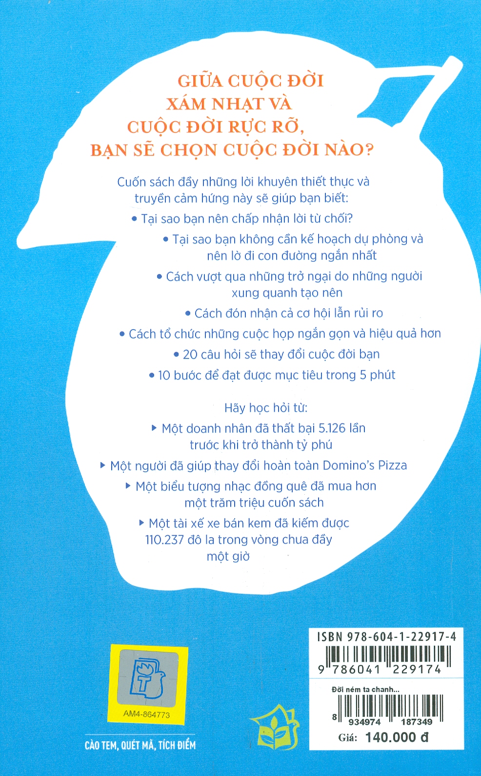 ĐỜI NÉM TA CHANH, XỬ NHANH BẰNG ĐƯỜNG: CUỘC ĐỜI LÀ NHỮNG CHỌN LỰA - Zack Friedman - Quế Anh dịch -