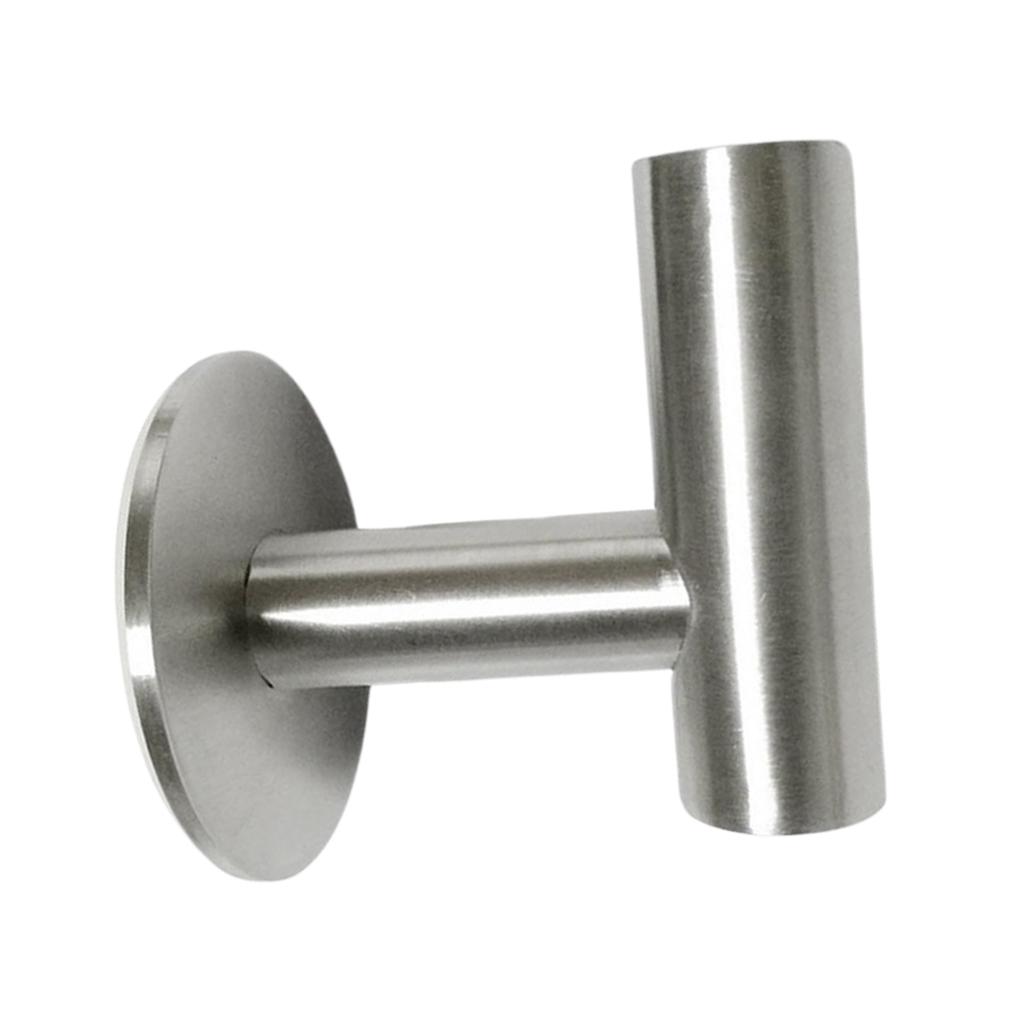 304 Stainless Steel Bathroom Kitchen Hook Coat Hanger Wall Door Organizer