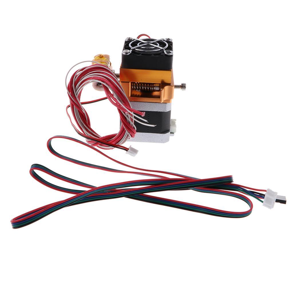 0.4mm Single Head MK8 Extruder Stepper Motor Fan Assembly For 3D Printer