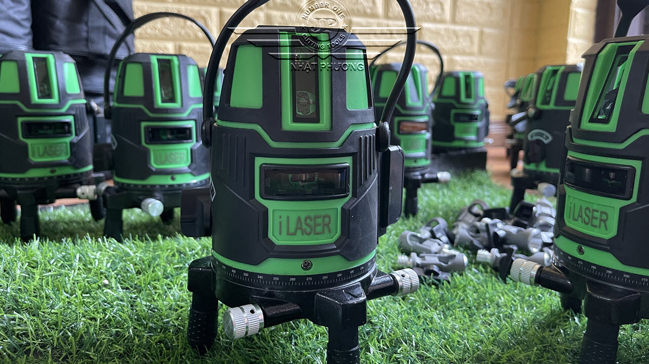 Máy Thủy Bình Laser 5 tia xanh