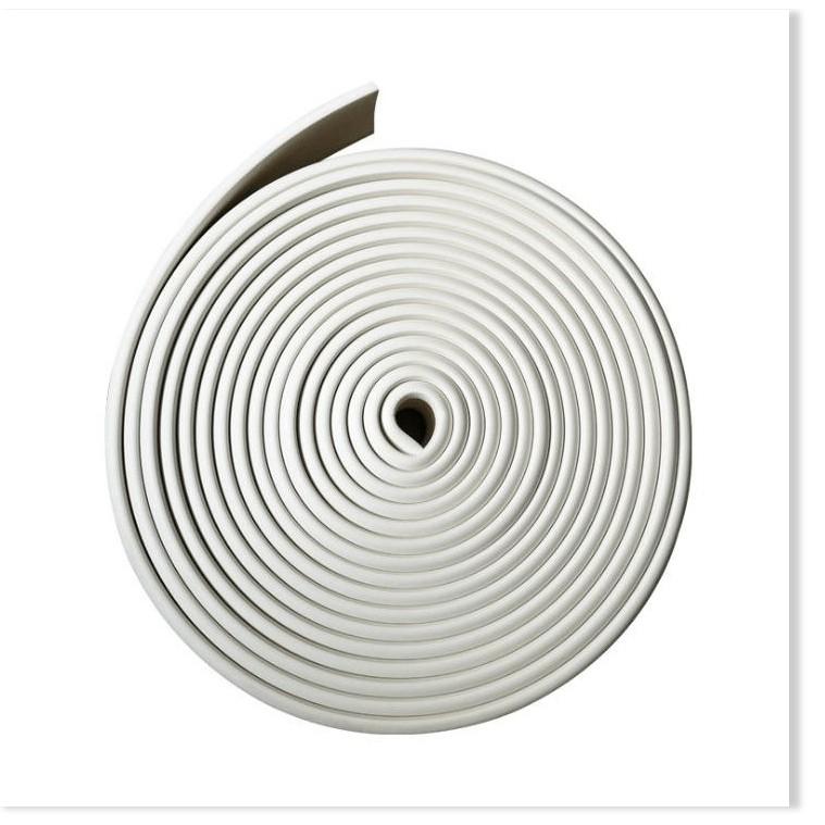 Nẹp viền cao su giả khung gỗ dùng Tranh, góc tường bản 6cm Trắng 5 Mét