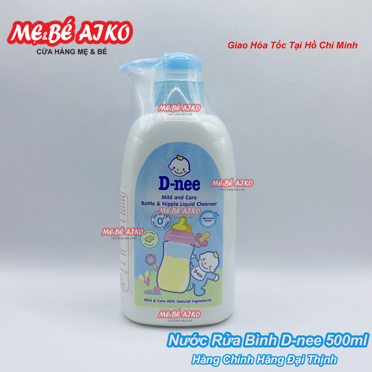 Nước Rửa Bình Sữa D-Nee - Chai 500ml