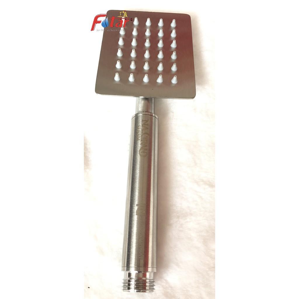 Tay Sen Tắm INOX 304 Chuẩn cao cấp TS 01 Không Dây HÀNG LOẠI 1 BAO ĐỔI MỚI 1 NĂM TAY SEN VUÔNG