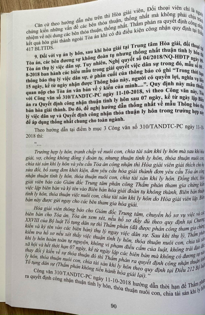 Hệ thống Án lệ và các giải đáp vướng mắc trong nghiệp vụ xét xử của Tòa án nhân dân tối cao từ năm 2016 đến nay