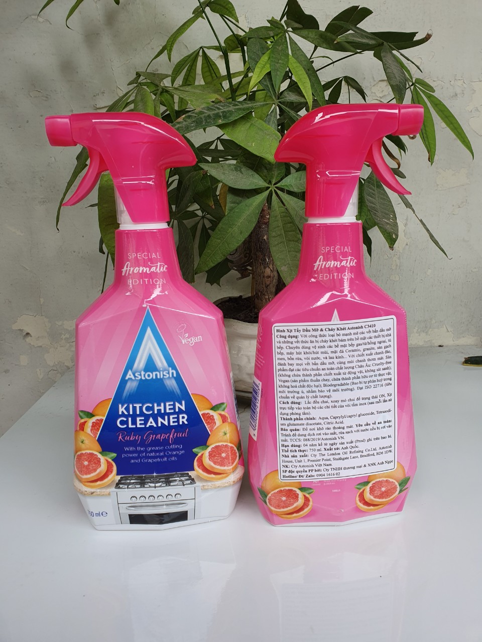 Bình xịt tẩy dầu mỡ và cháy khét Astonish hương thơm - PHIÊN BẢN ĐẶC BIỆT