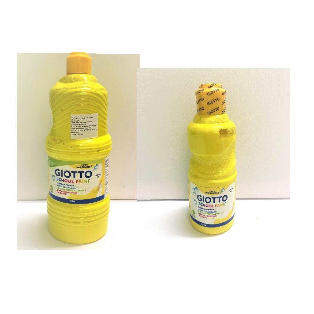 Chai màu nước nhập khẩu Italy GIOTTO School Paint loại 1000ml các màu