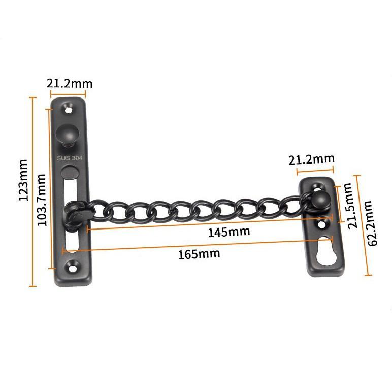 Chốt An Toàn Cửa, Dây Xích Chốt An Toàn Cho Cửa Nhà, Cửa Phòng, Đề Phòng Đột Nhập, Đẩy Cửa Vào Khi Mở Cửa. Taky Home 3100