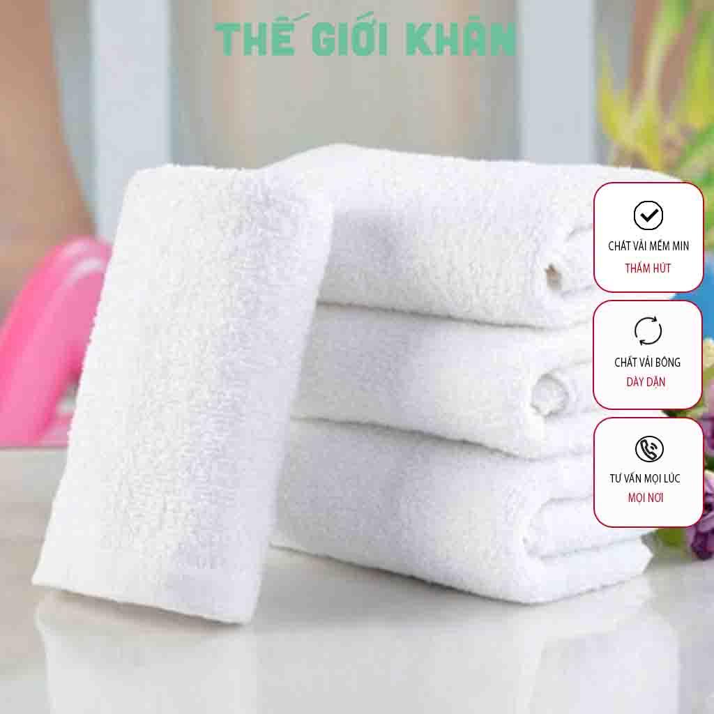 Khăn mặt khách sạn sợi cotton thấm nước rất tốt 30x50