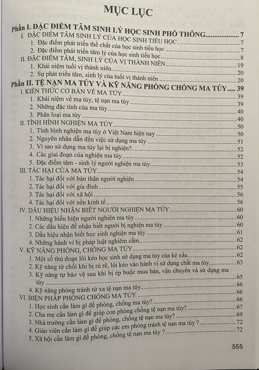 Kỹ năng phòng chống m a t ú y, bạo lực học đường và các tệ nạn xã hội trong các cơ sở giáo dục