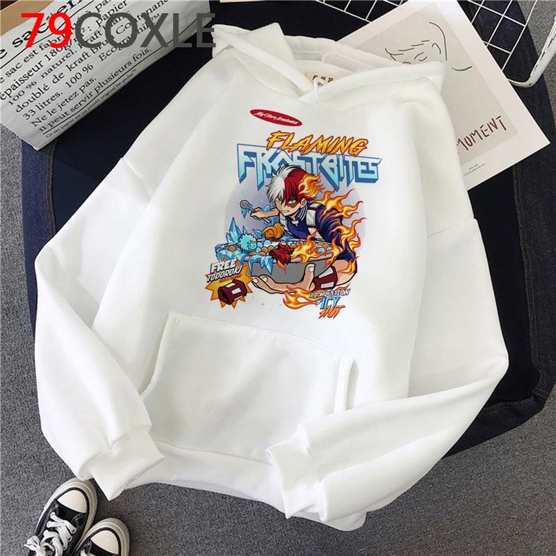 Áo Hoodie In Hình Anime Học Viện Anh Hùng Thời Trang Cho Nam