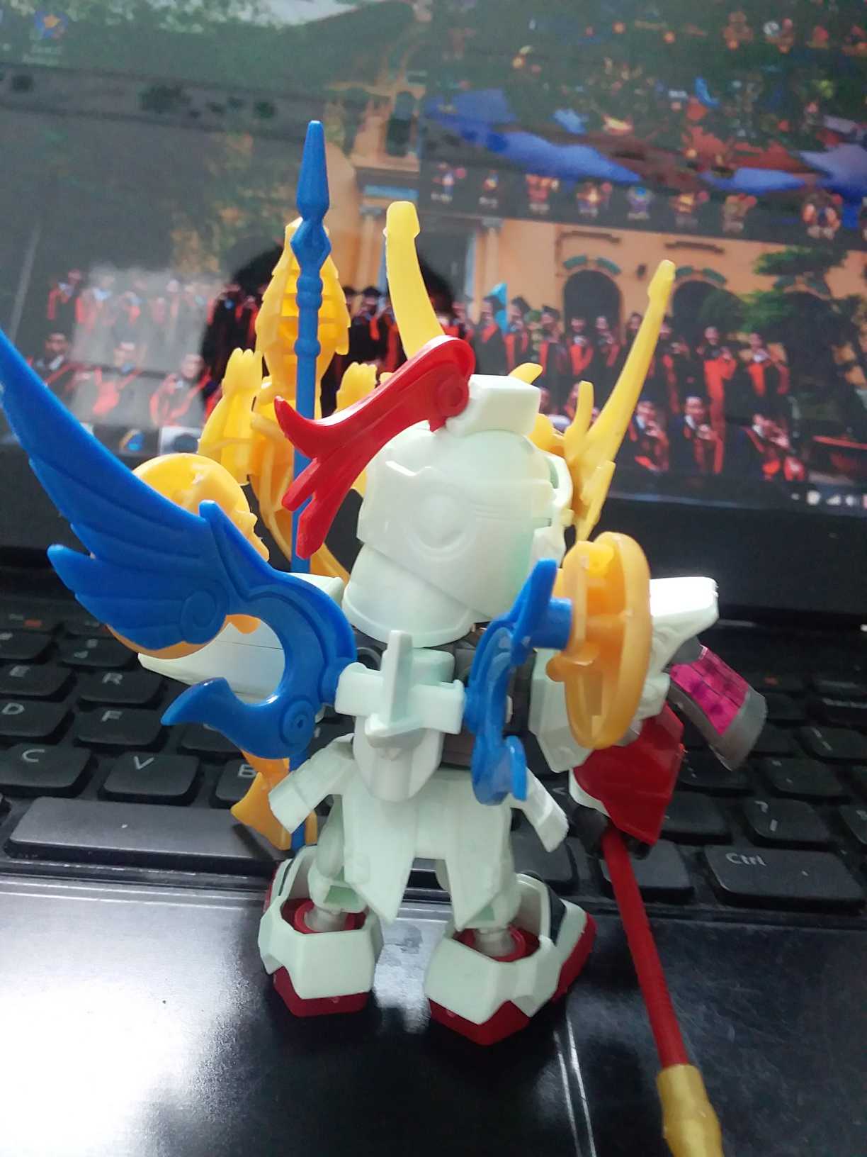 Đồ Chơi Xếp hình Gundam Triệu Tử Long - Mô Hình Lắp ghép Tam Quốc A004