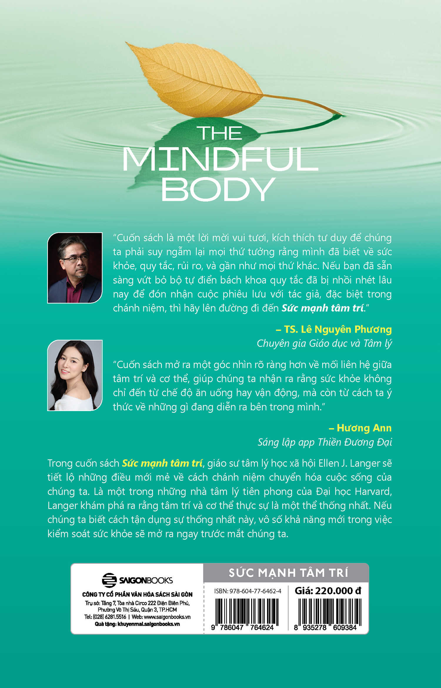 Sách - The Mindful Body - Sức Mạnh Tâm Trí - Ellen J. Langer