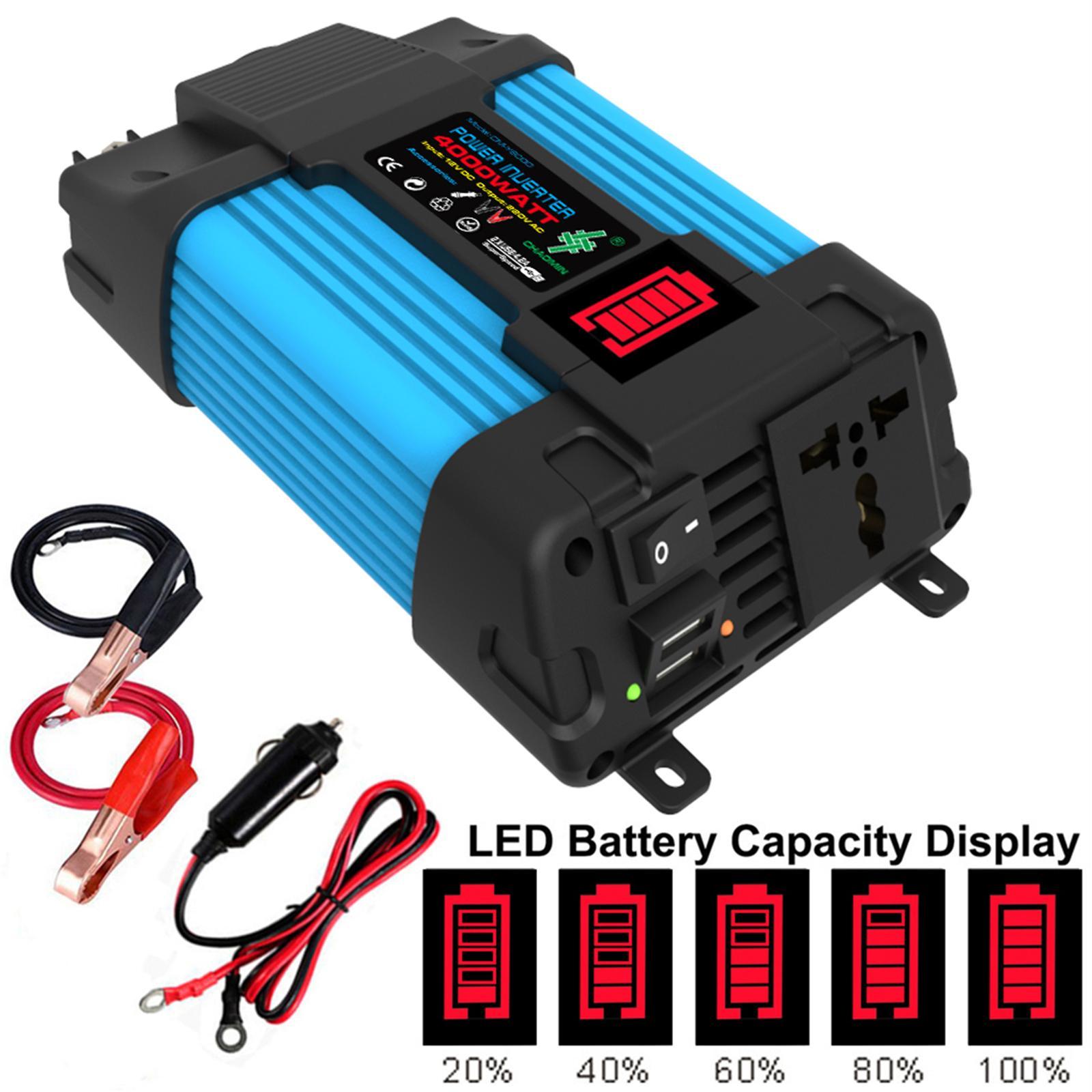 Car Power Inverter Car Plug Inverter Adapter with Cigarette Lighter Fit for Car Truck
